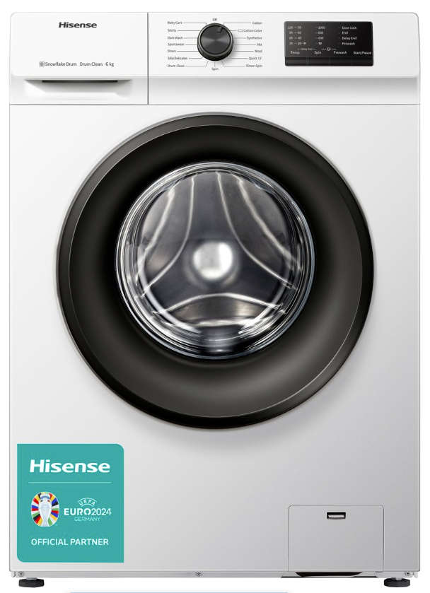Washing Machines & Dryers Hisense 6kg Front Loader Washing Machine
